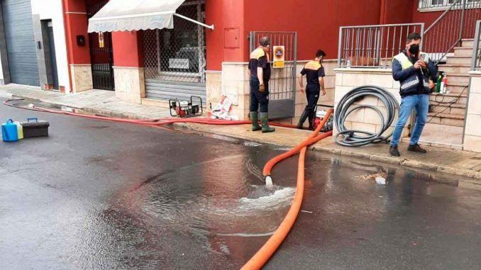 Tomelloso sufre graves inundaciones tras el paso de las tormentas