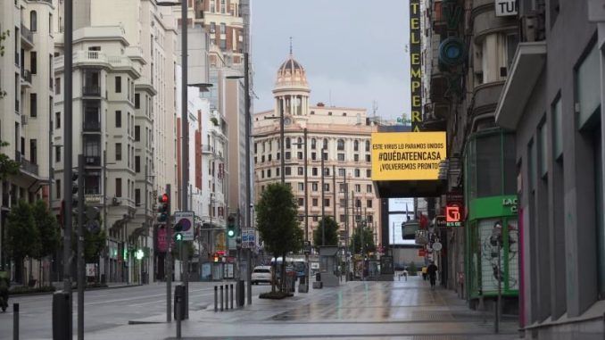 Vista de la Gran Vía de Madrid. EFE