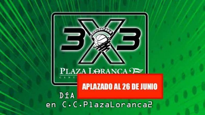 Cartel promocional del Torneo de Baloncesto 3x3
