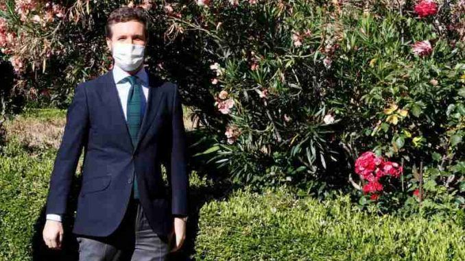 El presidente del Partido Popular (PP), Pablo Casado