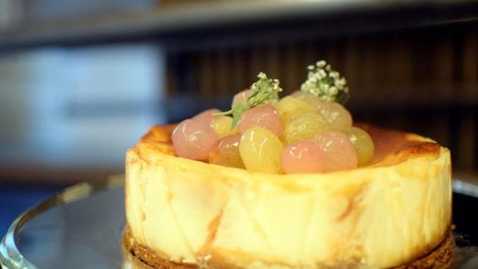 La mejor tarta de queso, de cabra y en la carta de Poncelet (Madrid)