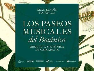 Cartel promocional del Real Jardín Botánico