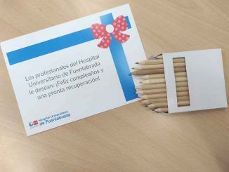 El Hospital Universitario de Fuenlabrada felicita por su cumpleaños a los pacientes ingresados