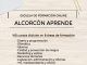 Cartel informativo de "Alcorcón aprende"