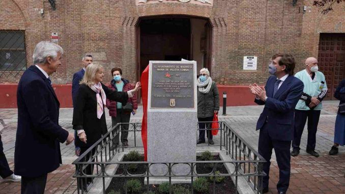 Madrid rinde homenaje a la piloto María de Villota en Puente de Vallecas