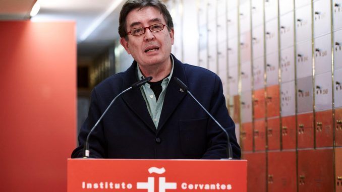 El director del Instituto Cervantes Luis García Montero en una imagen de archivo en la Caja de las Letras del Instituto. EFE/Luca Piergiovanni
