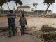 El río Anna en su desembocadura en la Playa de Burriana tras las lluvias de este martes. EFE/Domenech Castelló