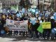 Las escuelas infantiles privadas convocan una movilización nacional en defensa del primer ciclo 0-3, este domingo en la Plaza de España en Madrid. EFE/ Emilio Naranjo