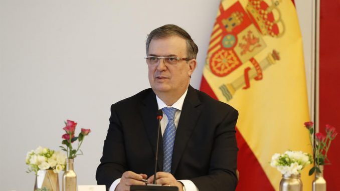 El Secretario de Relaciones Exteriores de México, Marcelo Ebrard, en una fotografía de archivo. EFE/Mario Guzmán
