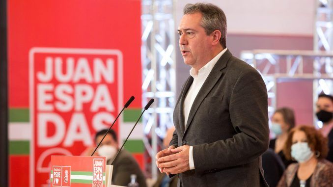 El secretario general del PSOE de Andalucía, Juan Espadas.EFE/Daniel Pérez
