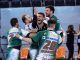 Los jugadores del Ángel Ximénez celebran una victoria en un partido de la Copa del Rey de balonmano. EFE/Rodrigo Jiménez/ARCHIVO