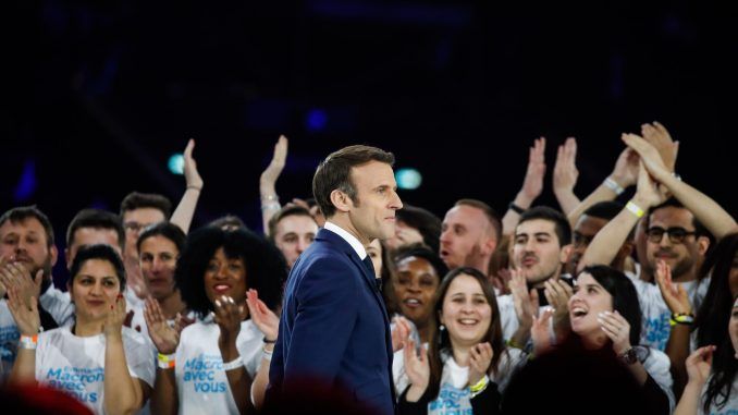 Emmanuel Macron en un acto de campaña en foto de archivo. EFE/EPA/Mohammed Badra
