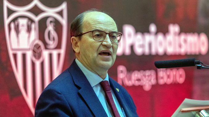 El presidente del Sevilla, José Castro/Julio Muñoz/ARCHIVO
