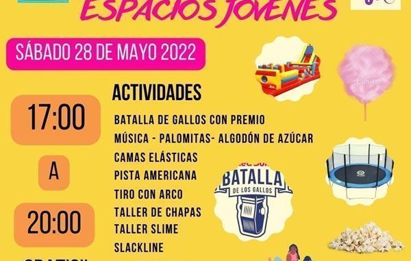 El próximo sábado 28 de junio finaliza la temporada del programa de Espacios Jóvenes.