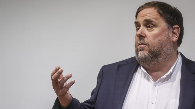 Imagen de esta semana del presidente de ’Esquerra Republicana, Oriol Junqueras. EFE/Kai Försterling
