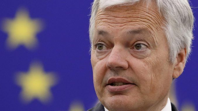 Imagen de archivo del comisario de Justicia, Didier Reynders. EFE/EPA/JULIEN WARNAND
