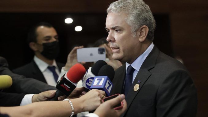 Imagen de archivo del presidente de Colombia, Iván Duque. EFE/Bienvenido Velasco
