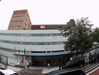 Fachada del Hospital Universitario de Móstoles, en una imagen de archivo. EFE/Rodrigo Jiménez