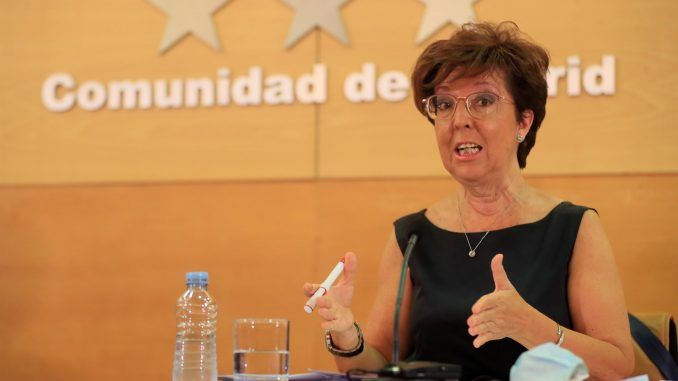 La directora general de Salud Pública, Elena Andradas, en una imagen de archivo. EFE/Fernando Alvarado
