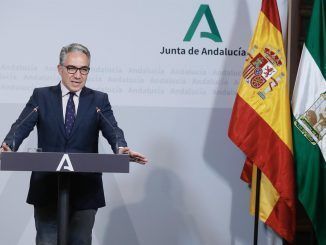 El portavoz del Gobierno andaluz, Elías Bendodo (PP), en una imagen de archivo. EFE/José Manuel Vidal
