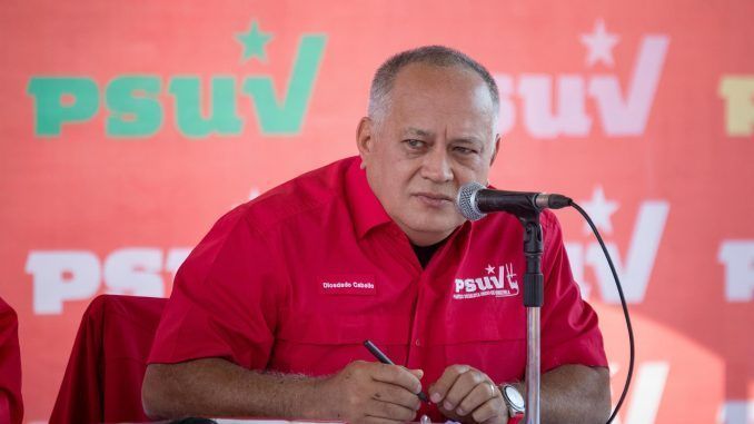 Diosdado Cabello, primer vicepresidente del PSUV, en una fotografía de archivo. EFE/ Rayner Peña R.
