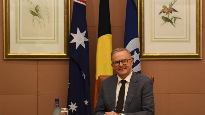 El nuevo primer ministro australiano, Anthony Albanese, en foto de 30 de mayo. EFE/EPA/LUKAS COCH
