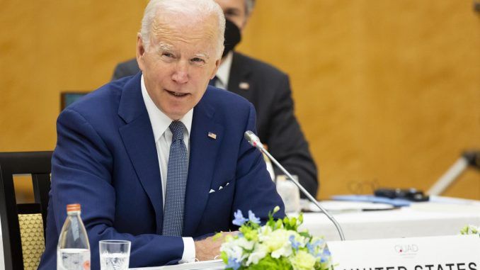 El presidente de EEUU, Joe Biden, este martes en Tokio. EFE/EPA/Yuichi Yamazaki / POOL
