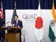 El primer ministro japonés, Fumio Kishida, en una rueda de prensa tras la cumbre de los líderes del Quad (Estados Unidos, Japón, India y Australia) celebrada este martes en Tokio. EFE/EPA/Kiyoshi Ota / POOL