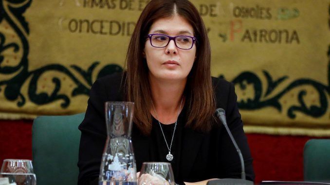 La alcaldesa de Móstoles, Noelia Posse, en una imagen de archivo. EFE/David Fernández