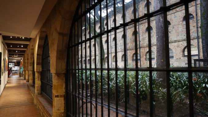 Fotografía de las instalaciones del Museo Nacional, en la edificación que antiguamente albergaba a la Penitenciaría Central de Cundinamarca, el 26 de abril de 2022, en Bogotá (Colombia). EFE/ Mauricio Dueñas Castañeda
