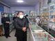 A photo released by the official North Korean Central News Agency (KCNA) shows North Korean leader Kim Jong-un (C) wearing a face mask while inspecting a pharmacy in Pyongyang, North Korea, 15 May 2022 (issued 16 May 2022). On 15 May, Kim held an emergency consultative meeting of the political bureau of the Workers' Party at the headquarters of the party's Central Committee in Pyongyang. In the meeting, Kim ordered the mobilization of soldiers to stabilize the supply of medicine in the capital. EFE/EPA/KCNA EDITORIAL USE ONLY