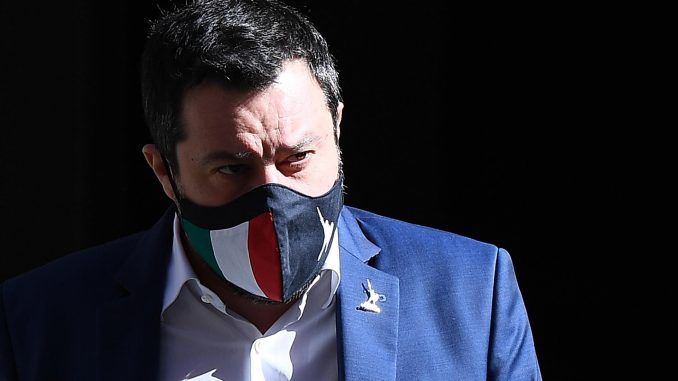 Foto de archivo del ultraderechista italiano Matteo Salvini. EFE/EPA/ETTORE FERRARI
