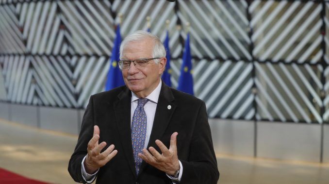 Foto de 23 de junio del alto representante de la Unión Europea para Asuntos Exteriores, Josep Borrell. EFE/EPA/STEPHANIE LECOCQ
