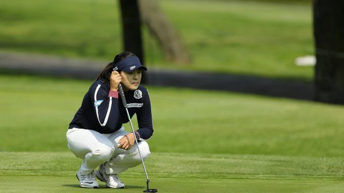 CMX036. CIUDAD DE MÉXICO (MÉXICO), 04/05/2017.- La golfista surcoreana In Gee Chun participa en la primera ronda del Lorena Ochoa Match Play de la Asociación profesional del golf femenino (LPGA, por sus siglas en inglés), que se disputa hoy, jueves 4 de mayo de 2017, en el Club de Golf México, en Ciudad de México (México). EFE/José Méndez
