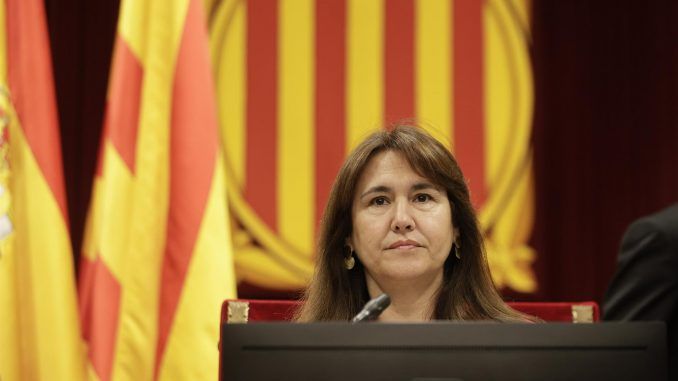 Imagen de archivo de la presidenta del Parlament de Cataluña, Laura Borràs. EFE/Quique García
