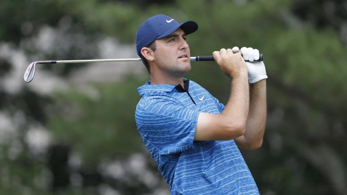 El estadounidense Scottie Scheffler en su participación en el Abierto de EEUU, el pasado 17 de junio. EFE/EPA/ERIK S. LESSER
