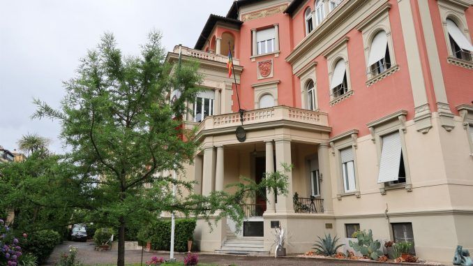 Vista general de la Embajada de México en Roma (Italia). EFE/Antonello Nusca
