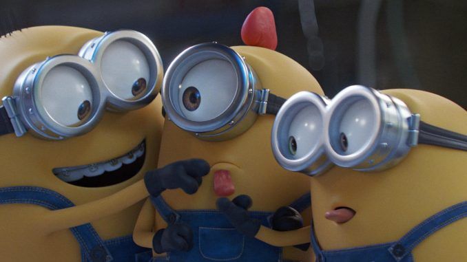 Fotograma de "Minions: el origen de Gru", de Ilumintaion Entertainment, (de izq a dcha) Otto, Stuart y Bob. La precuela de "Los Minions" encabeza los estrenos de la cartelera de cine de esta semana. EFE/Universal Pictures - SOLO USO EDITORIAL/SOLO DISPONIBLE PARA ILUSTRAR LA NOTICIA QUE ACOMPAÑA (CRÉDITO OBLIGATORIO) -
