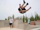 Instalación deportiva para la práctica de parkour, en una fotografía de archivo. EFE/Javier Cebollada