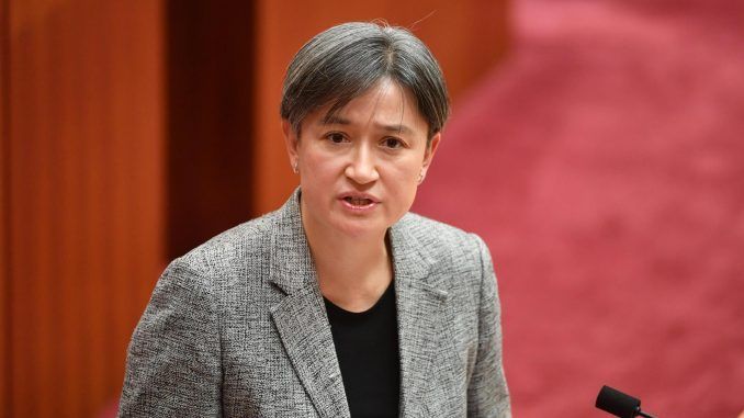 Imagen de archivo de Penny Wong, ministra australiana de Relaciones Exteriores. EFE/MICK TSIKAS 
 
 
[PROHIBIDO SU USO EN AUSTRALIA Y NUEVA ZELANDA]
