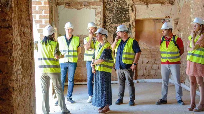 Continúan las obras de reforma del proyecto de rehabilitación de la Casa del Gallego de Tomelloso