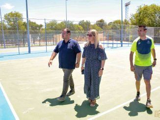 Finalizan las obras de las nuevas pistas del Complejo de Tenis de la Ciudad Deportiva de Tomelloso