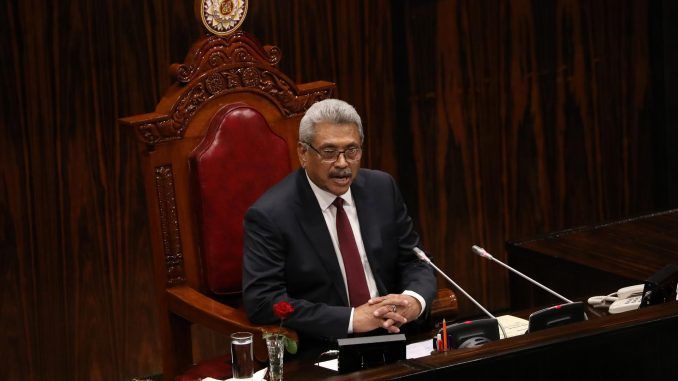 Foto de archivo del presidente de Sri Lanka, Gotabaya Rajapaksa. EFE/EPA/ARCHIVO/CHAMILA KARUNARATHNE
