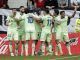 Los jugadores del Getafe celebran el segundo gol contra Osasuna, durante el partido de la sexta jornada de Liga Santander disputado en el estadio de El Sadar. EFE/Jesús Diges