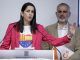 La presidenta de Ciudadanos, Inés Arrimadas (i), junto al líder del partido en el Parlament, Carlos Carrizosa (d), durante la rueda de prensa que han ofrecido este martes en la cámara catalana en la que han anunciado que Ciudadanos promueve una declaración institucional en el Parlament que "condena" el pleno del 6 y 7 de septiembre de 2017, en el que las fuerzas independentistas aprobaron las "leyes de desconexión" previas al referéndum unilateral del 1-O, y recoge el "compromiso" de que nada parecido se vuelva a repetir. EFE/Quique García