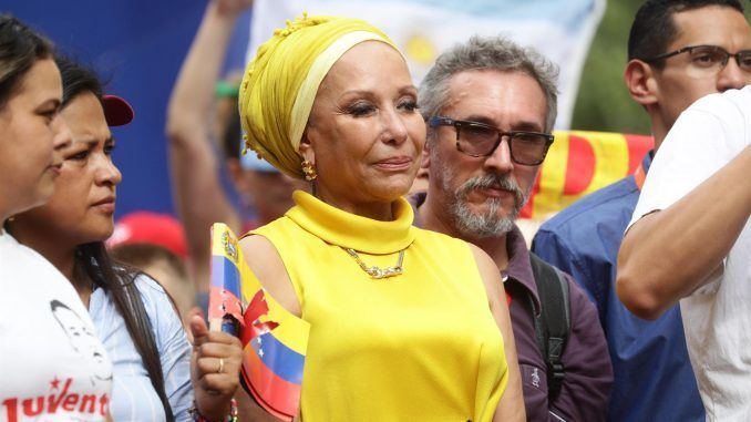 La política colombiana Piedad Córdoba, en una fotografía de archivo. EFE/ Rayner Peña
