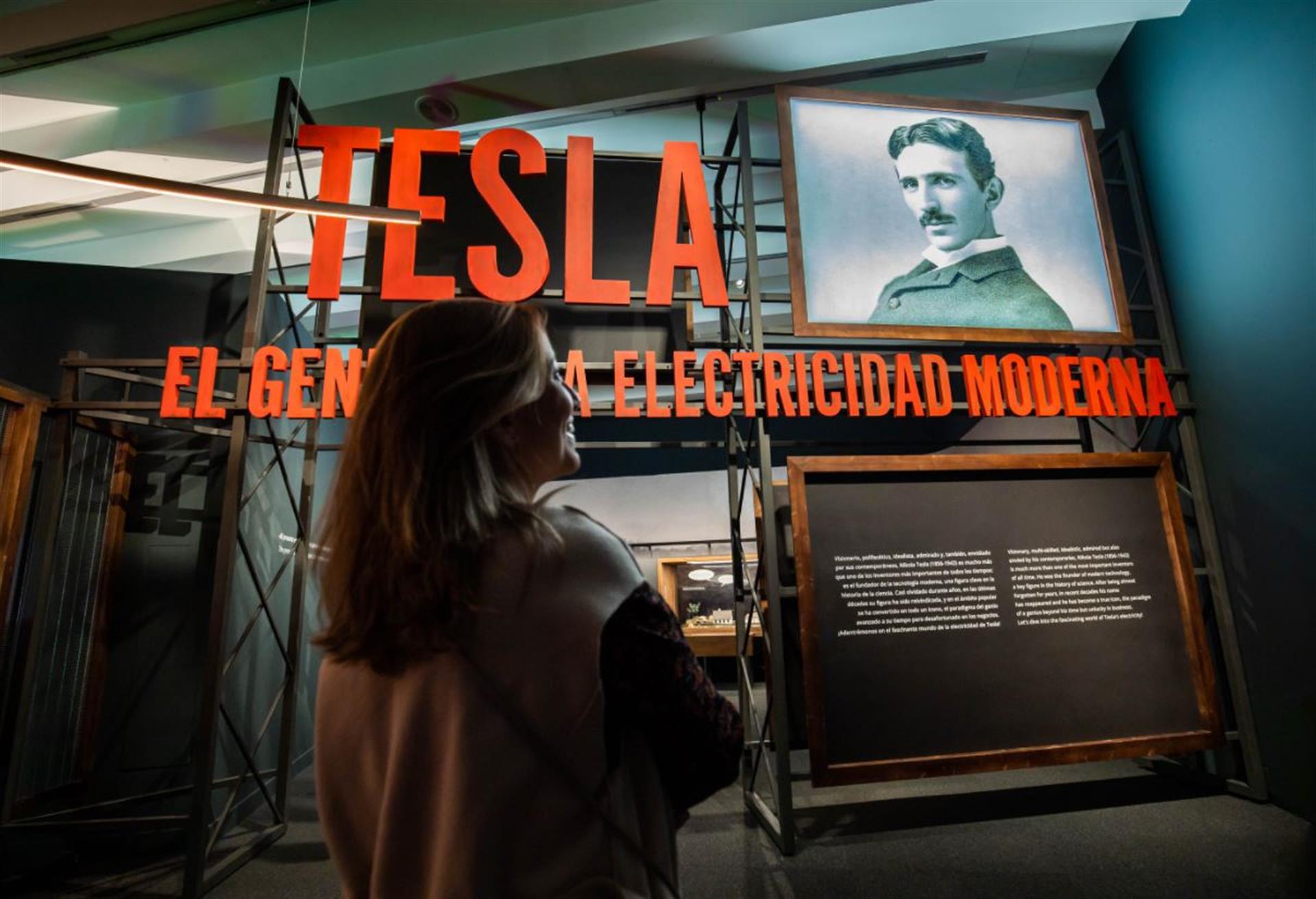 El genio de la electricidad moderna se podrá visitar en CaixaForum Madrid hasta enero. EFE/Fundación La Caixa
