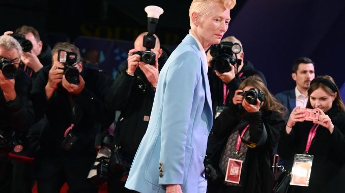 La actriz británica Tilda Swinton durante un festival en Londres el pasado 6 de octubre. EFE/EPA/ANDY RAIN
