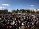 Manifestación ciudadana que recorre este domingo el centro de Madrid bajo el lema "Madrid se levanta por la sanidad pública", convocada por asociaciones vecinales y municipios, a la que están llamados los profesionales de las urgencias de Atención Primaria, también convocados a una nueva jornada de huelga. EFE/ Rodrigo Jiménez