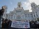 Imagen de la manifestación ciudadana del día 13 en el centro de Madrid bajo el lema "Madrid se levanta por la sanidad pública". EFE/ Chema Moya